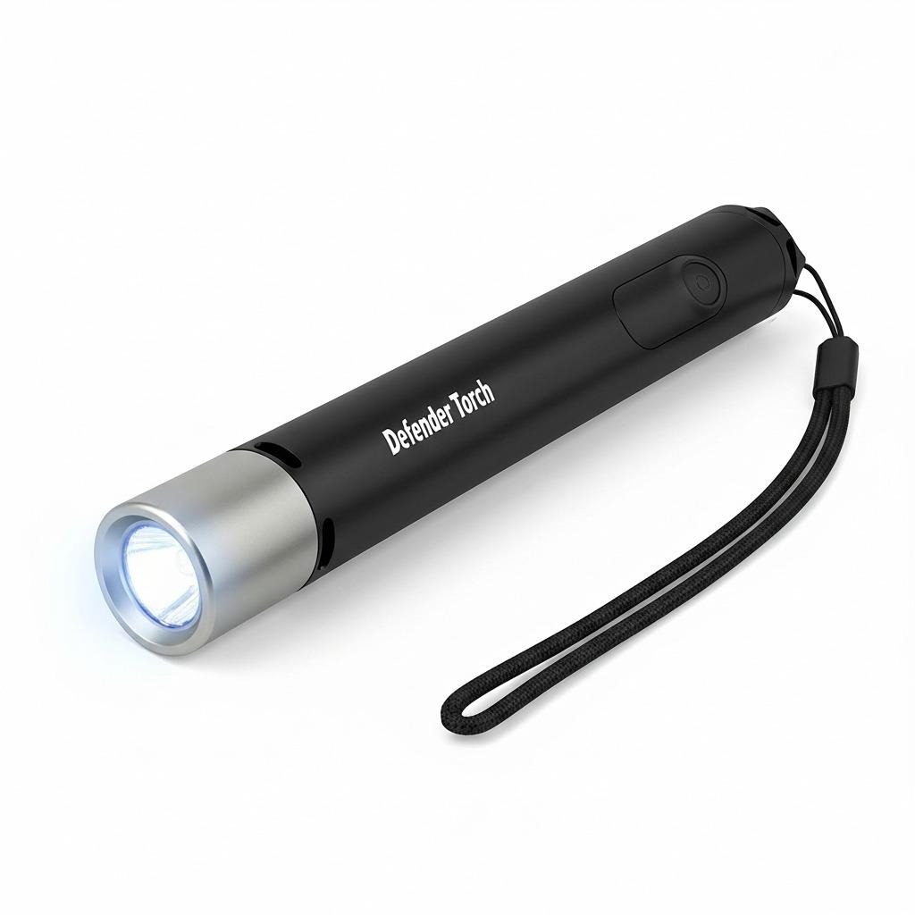 TrailSpark – Multi Purpose Outdoor Torch & Plasma Lighter | Tactical Flashlight (500lm), Door Alarm, Camping Accessory & Survival Tool | USB-C Rechargeable [Energy Class A+++]